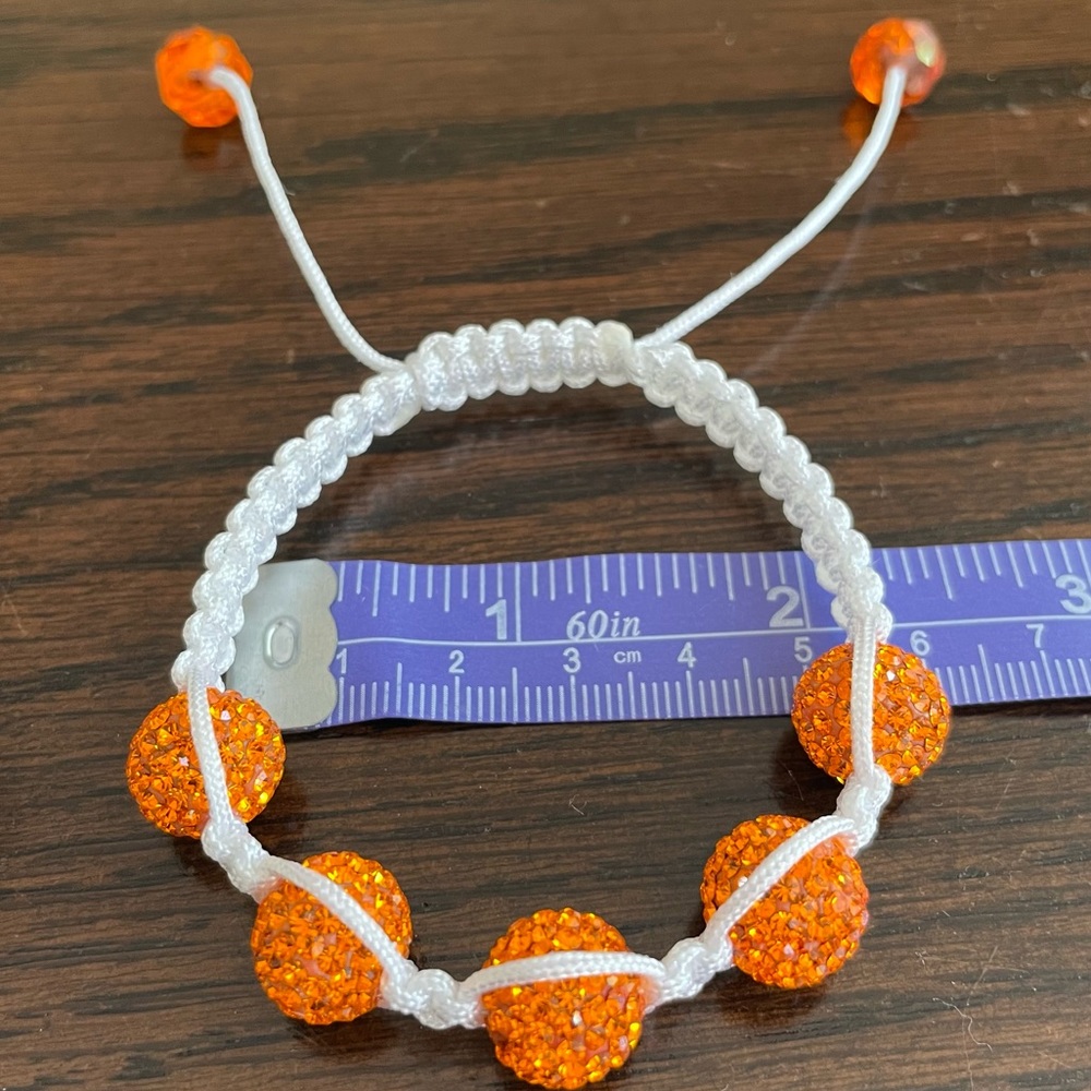 Adjustable Beaded Ringstone Bracelet Os - image 5